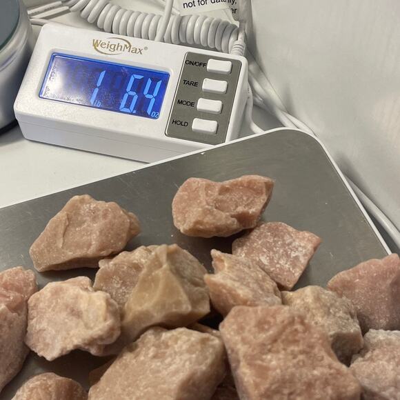 Rough / Raw Pink Opal Crystal Rock for Tumbling - Picture 2 of 5